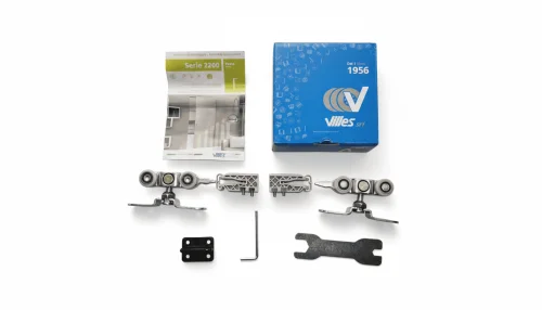 kit guida per anta scorrevole 160 kg